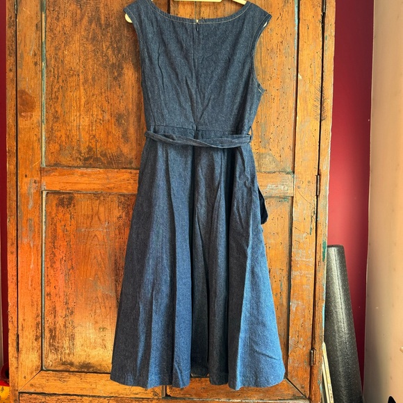Hope for Flowers by Tracy Reese Denim Dress with Petticoat - Picture 10 of 10